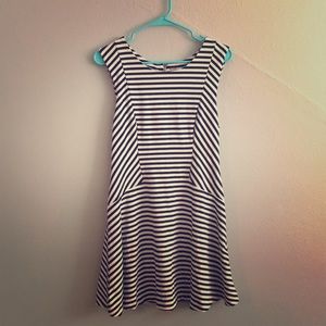 Free People Dress Black & White striped sz Medium
